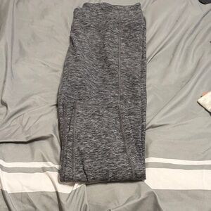 VS Heather Gray Active Leggings and black fold over leggings size XL